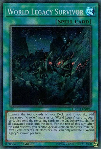 World Legacy Survivor (CYHO-EN060) [Cybernetic Horizon]