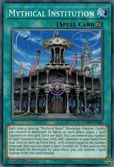 Mythical Institution (CYHO-EN062) [Cybernetic Horizon]