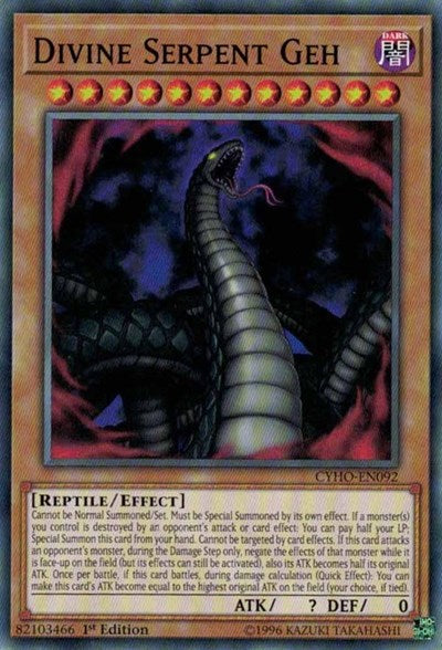 Divine Serpent Geh (CYHO-EN092) [Cybernetic Horizon]