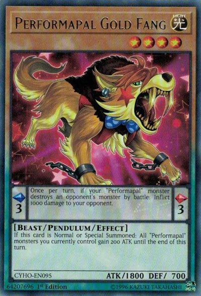 Performapal Gold Fang (CYHO-EN095) [Cybernetic Horizon]