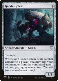 Geode Golem (56) [Commander 2018]