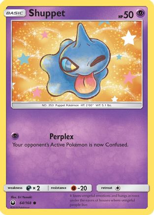 Shuppet (64) 064/168  - Reverse Holofoil SM  Celestial Storm - Common