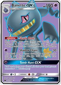 Banette GX (Full Art) (157/168) [SM - Celestial Storm]