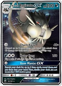 Alolan Raticate GX (85/168) [SM - Celestial Storm]