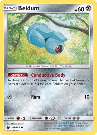Beldum (92) 092  SM  Celestial Storm - Common