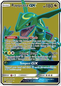 Rayquaza GX (Full Art) (160/168) [SM - Celestial Storm]
