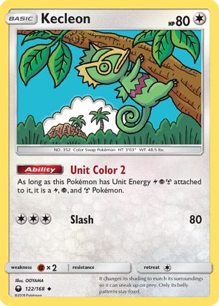 Kecleon 122/168  SM  Celestial Storm - Uncommon