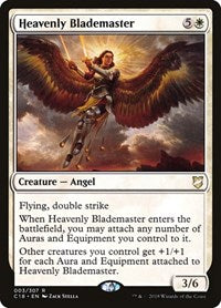 Heavenly Blademaster (3) [Commander 2018]
