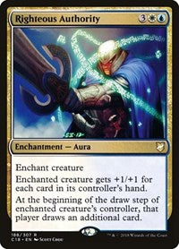Righteous Authority (188) [Commander 2018]