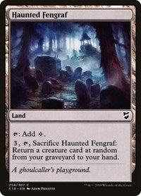 Haunted Fengraf (254) [Commander 2018]