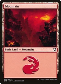 Mountain (302) (302) [Commander 2018]