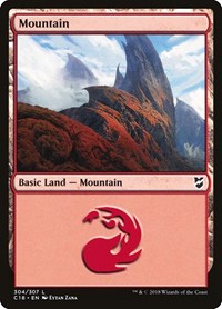 Mountain (304) (304) [Commander 2018]