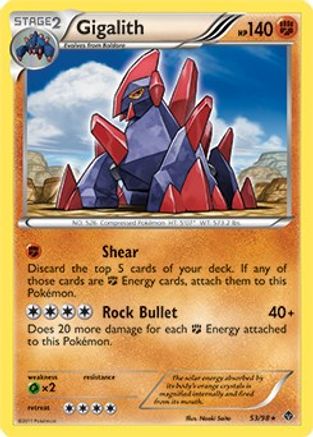 Gigalith 053/98  - Holofoil Blister Exclusives - Promo