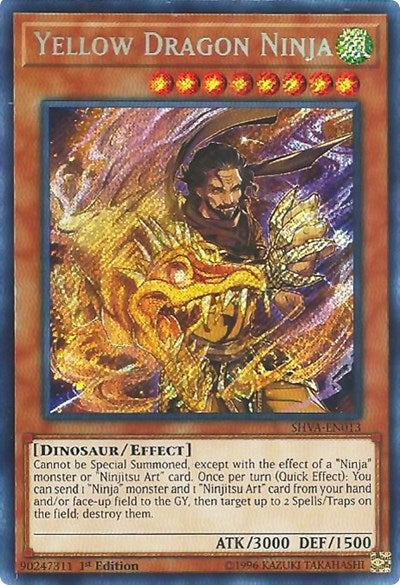 Yellow Dragon Ninja (SHVA-EN013) [Shadows in Valhalla]