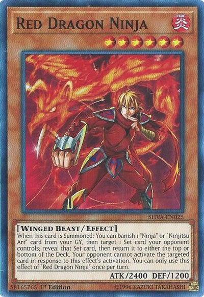Red Dragon Ninja (SHVA-EN025) [Shadows in Valhalla]