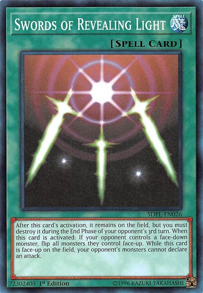 Swords of Revealing Light (SDPL-EN026) [Structure Deck: Powercode Link]