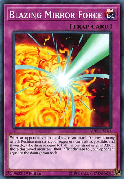 Blazing Mirror Force (SDPL-EN034) [Structure Deck: Powercode Link]