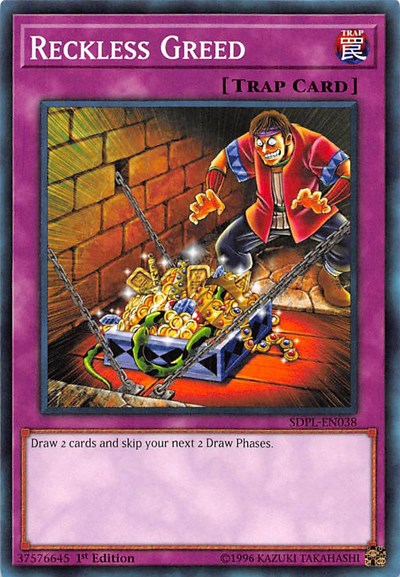 Reckless Greed (SDPL-EN038) [Structure Deck: Powercode Link]