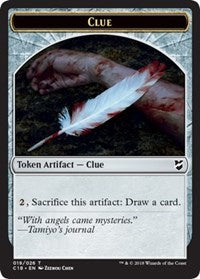 Clue // Construct (021) Double-Sided Token (19 // 21) [Commander 2018]