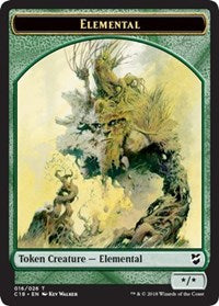 Elemental // Thopter (026) Double-Sided Token (16 // 26) [Commander 2018]