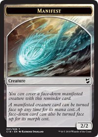 Manifest // Angel Double-Sided Token (1 // 3) [Commander 2018]