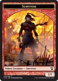 Survivor // Myr (023) Double-Sided Token (12 // 23) [Commander 2018]