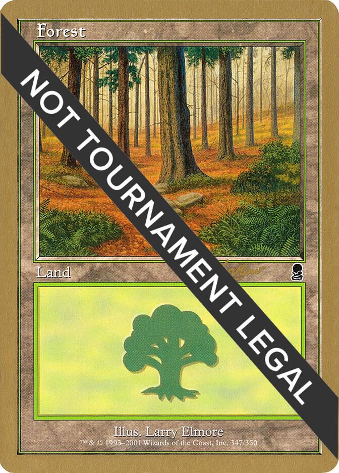 Forest (347) - 2002 Raphael Levy (ODY) [World Championship Decks]