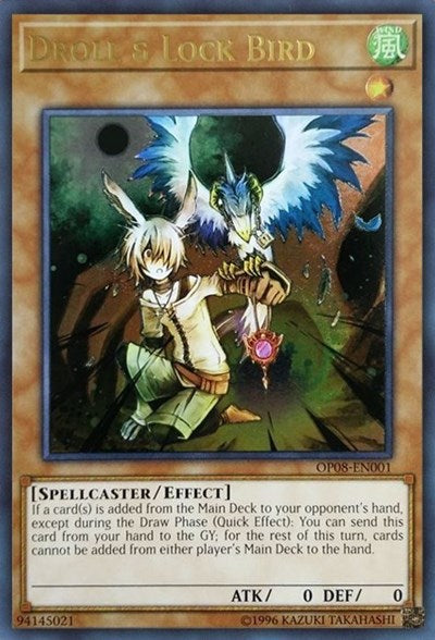 Droll & Lock Bird (UTR) (OP08-EN001) [OTS Tournament Pack 8]
