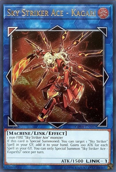 Sky Striker Ace - Kagari (UTR) (OP08-EN002) [OTS Tournament Pack 8]