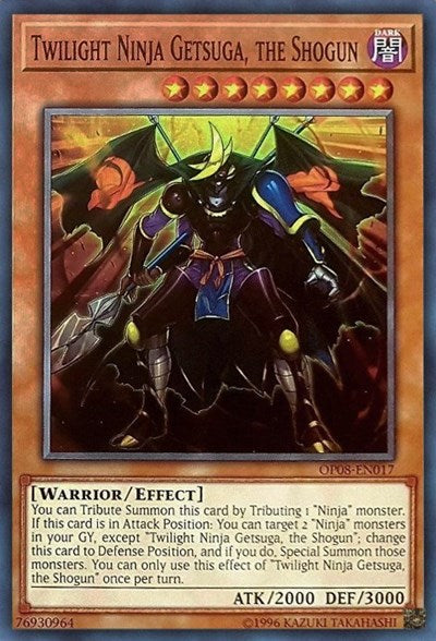 Twilight Ninja Getsuga, the Shogun (OP08-EN017) [OTS Tournament Pack 8]