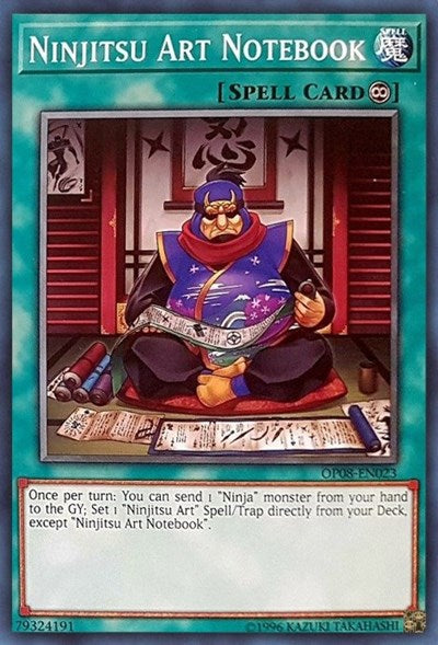 Ninjitsu Art Notebook (OP08-EN023) [OTS Tournament Pack 8]