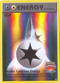Double Colorless Energy - 90/108 (North America Championships) [Staff] (090/123) [League & Championship Cards]