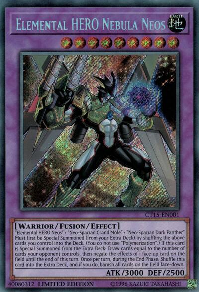 Elemental HERO Nebula Neos (CT15-EN001) [2018 Mega-Tins]