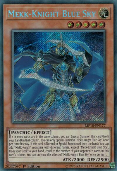 Mekk-Knight Blue Sky (MP18-EN177) [2018 Mega-Tins Mega Pack]