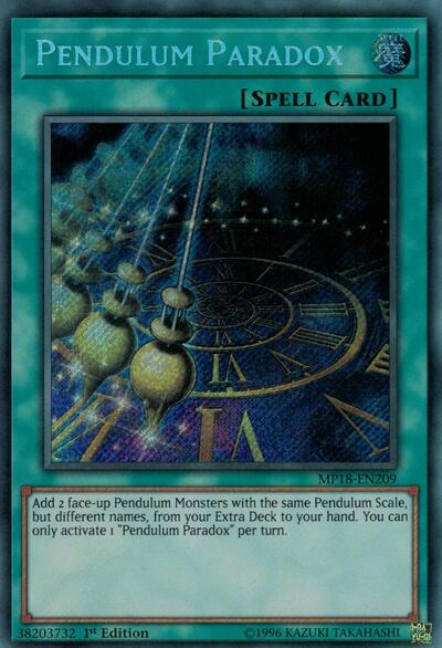 Pendulum Paradox (MP18-EN209) [2018 Mega-Tins Mega Pack]