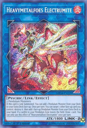 Heavymetalfoes Electrumite (MP18-EN229) - 2018 Mega-Tins Mega Pack 1st Edition