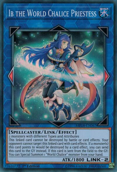 Ib the World Chalice Priestess (MP18-EN067) [2018 Mega-Tins Mega Pack]