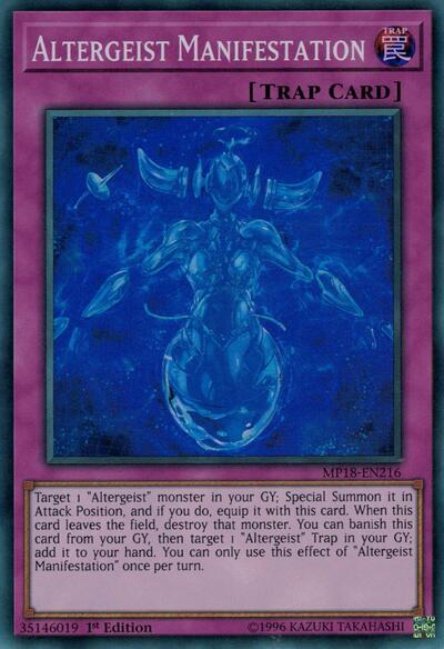 Altergeist Manifestation (MP18-EN216) [2018 Mega-Tins Mega Pack]