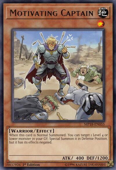 Motivating Captain (MP18-EN055) [2018 Mega-Tins Mega Pack]