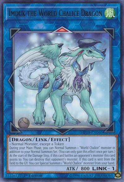 Imduk the World Chalice Dragon (MP18-EN066) [2018 Mega-Tins Mega Pack]