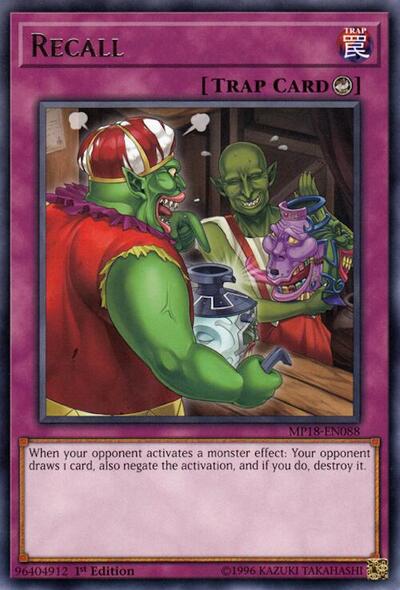 Recall (MP18-EN088) [2018 Mega-Tins Mega Pack]
