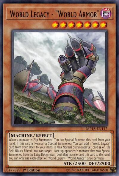 World Legacy - "World Armor" (MP18-EN117) [2018 Mega-Tins Mega Pack]