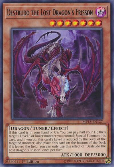 Destrudo the Lost Dragon's Frisson (MP18-EN127) [2018 Mega-Tins Mega Pack]