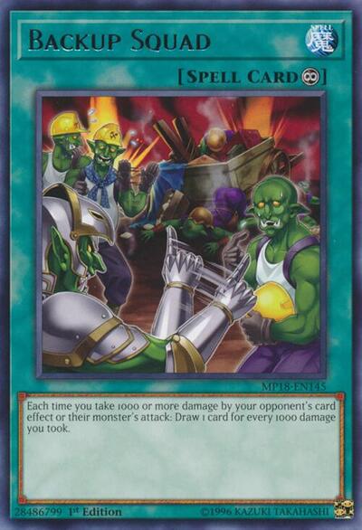 Backup Squad (MP18-EN145) [2018 Mega-Tins Mega Pack]