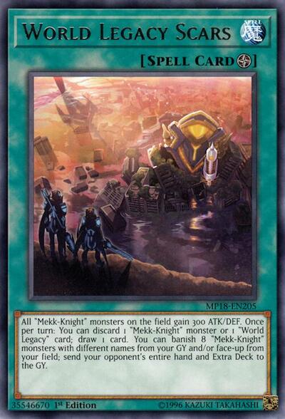 World Legacy Scars (MP18-EN205) [2018 Mega-Tins Mega Pack]