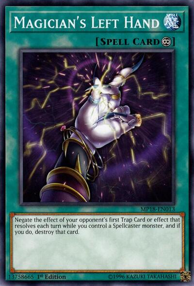 Magician's Left Hand (MP18-EN013) [2018 Mega-Tins Mega Pack]