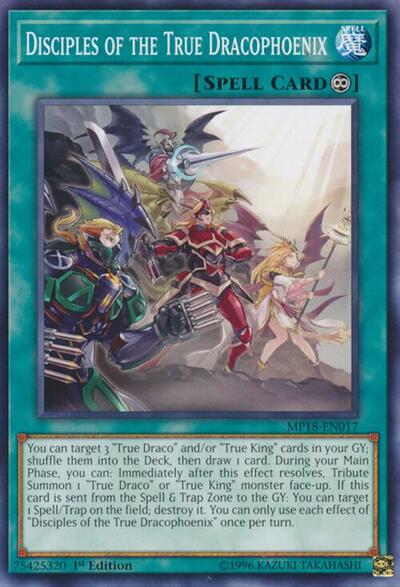 Disciples of the True Dracophoenix (MP18-EN017) [2018 Mega-Tins Mega Pack]