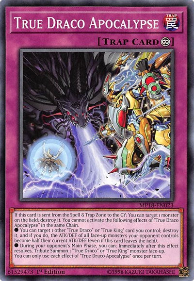 True Draco Apocalypse (MP18-EN023) [2018 Mega-Tins Mega Pack]