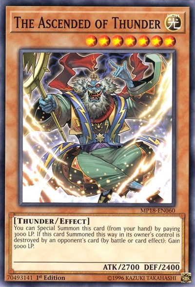 The Ascended of Thunder (MP18-EN060) [2018 Mega-Tins Mega Pack]