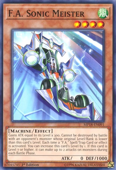 F.A. Sonic Meister (MP18-EN091) [2018 Mega-Tins Mega Pack]